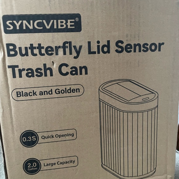 Butterfly Lid Sensor Trash Can NWT - Picture 9 of 9